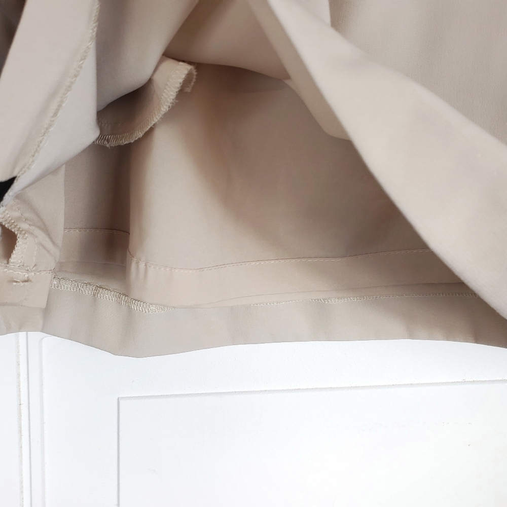 Express Color Block Drawstring Skirt Small Short … - image 5